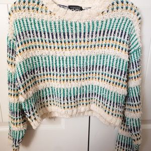 Colorful trendy sweater